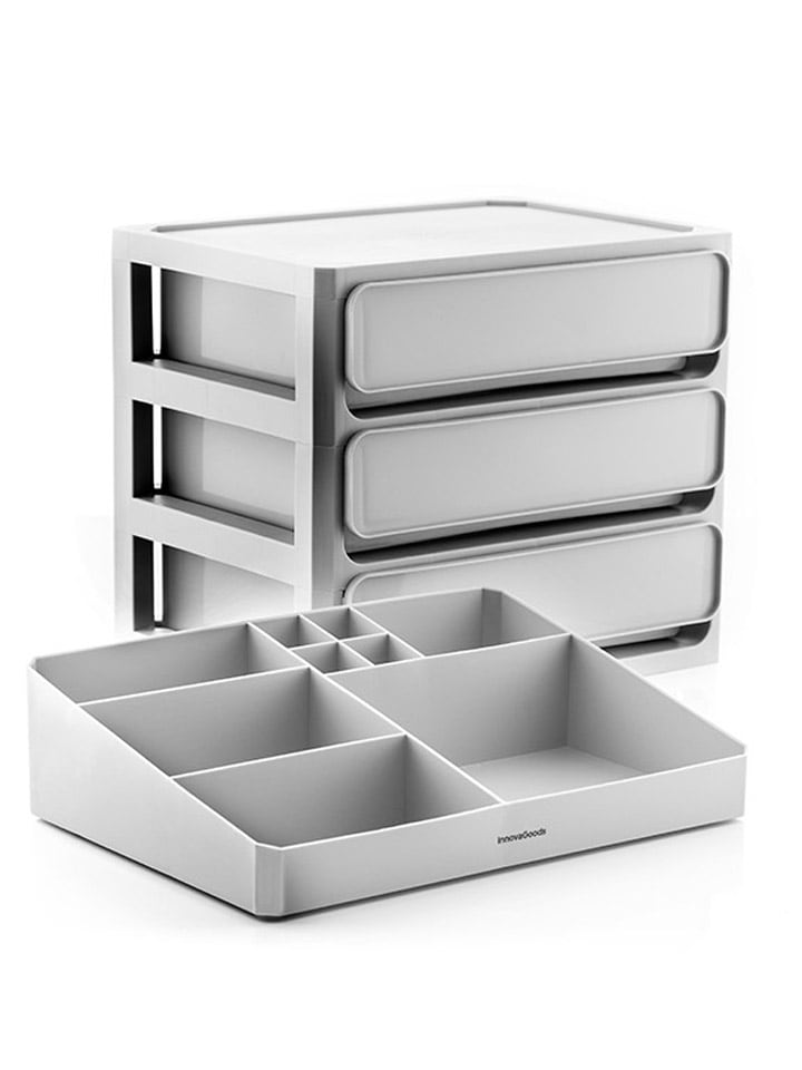 InnovaGoods Make-up Organizer in Grau - (B)26 x (H)29 x (T)19,5 cm günstig kaufen onesize