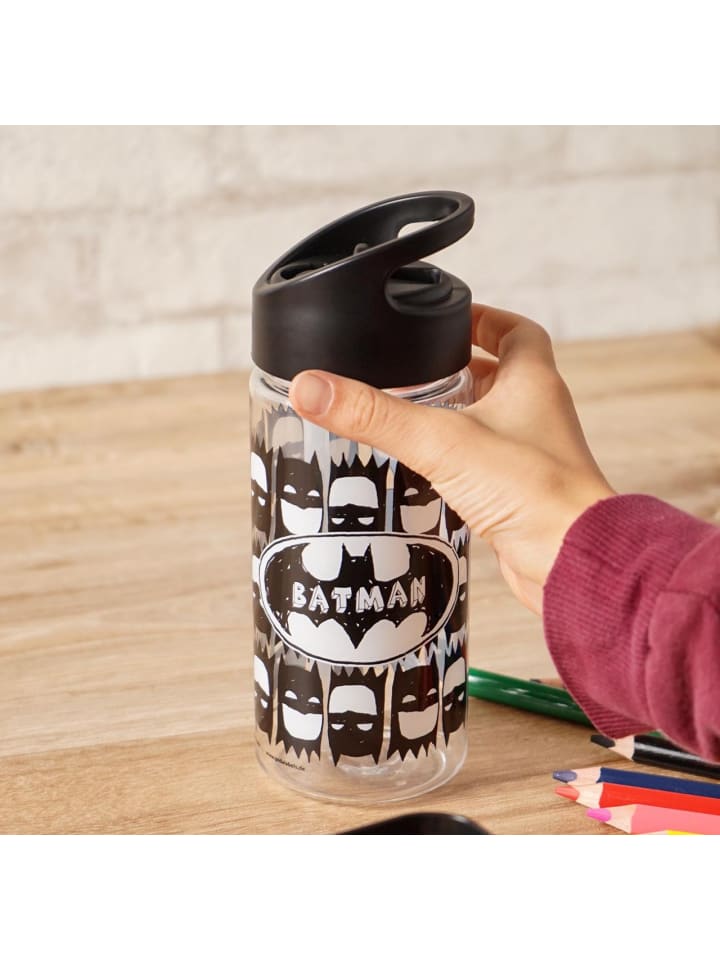 Geda Labels Trinkflasche Batman Kids in Schwarz - 450 ml günstig kaufen onesize