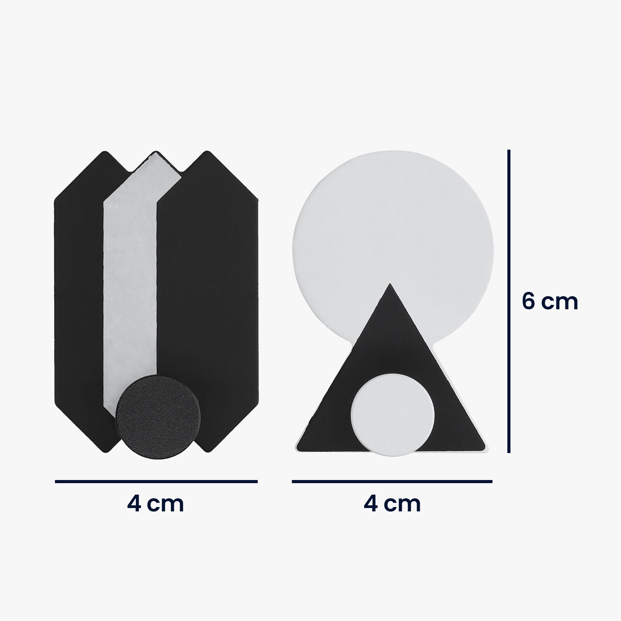 kwmobile Wandhaken 2x selbstklebende Halterung für Handtücher Kleidung Bademantel, Wand Haken Küche Garderobe Bad - ohne Bohren