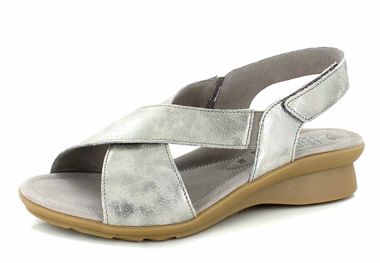 MEPHISTO Keilsandalen beige DARK TAUPE
