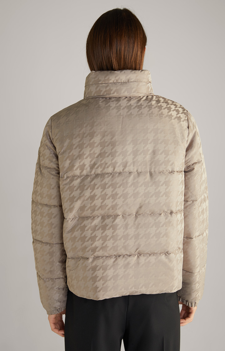 Steppjacke in Greige
