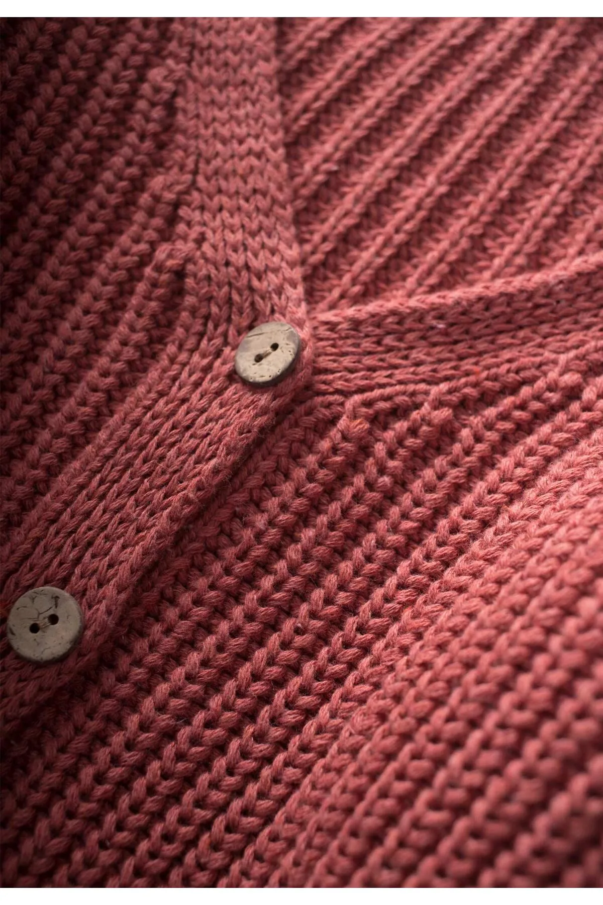 Cigit  Strickjacke - Rosa - Regular Fit