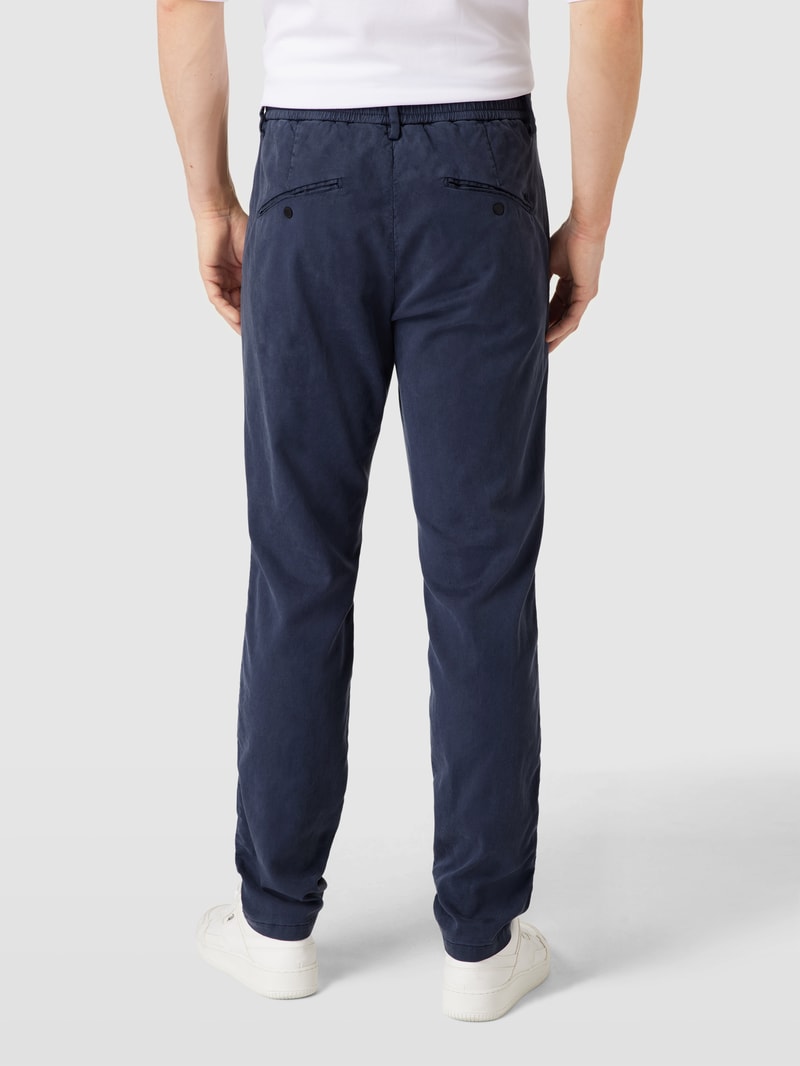 Hose mit Eingrifftaschen Modell 'OSAKA' in marineblau