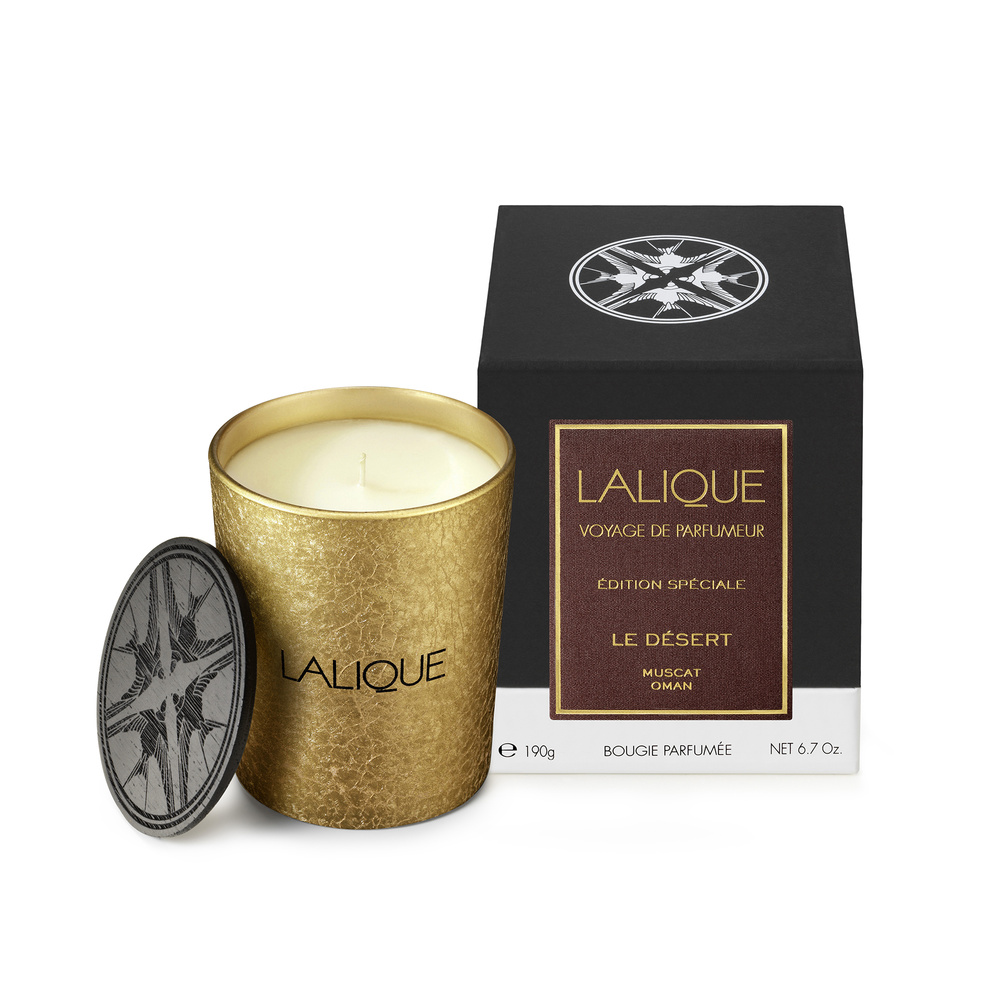 Lalique VOYAGE DE PARFUMEUR Le Désert - Muscat Bougie Parfumée