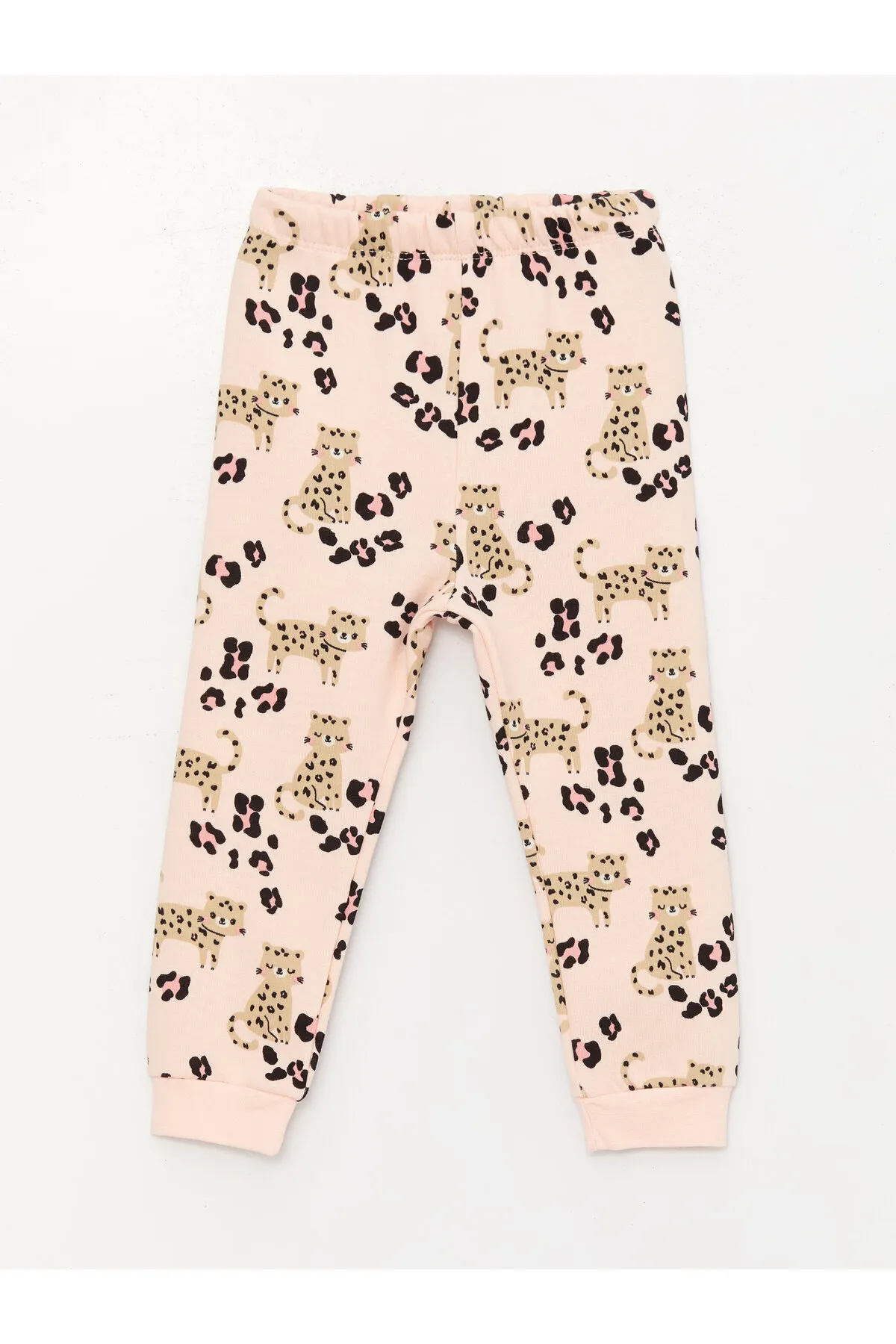 LC Waikiki  Bedrucktes Baby-Pyjama-Set mit Rundhalsausschnitt