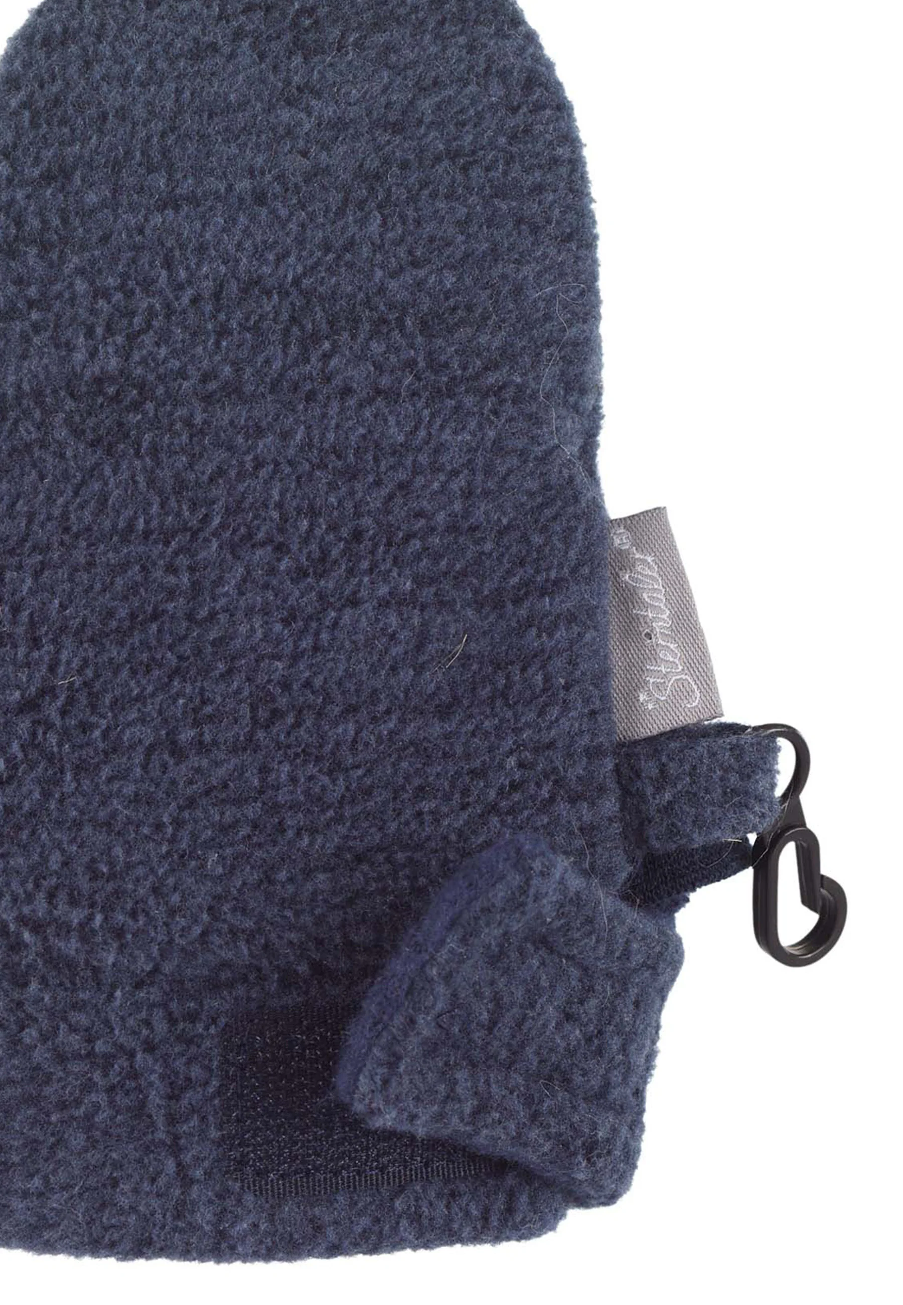Fäustlinge mit Daumen, Microfleece melange (recycelt)