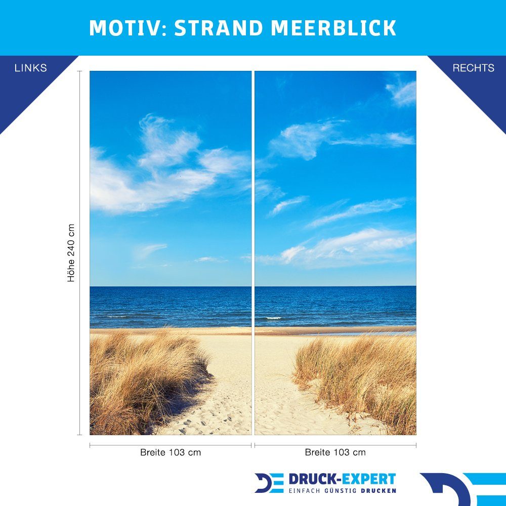 DRUCK-EXPERT Duschrückwand Premium Duschrückwand - langlebiger Fliesensticker aus 0,4 mm selbstklebenden Hart-PVC