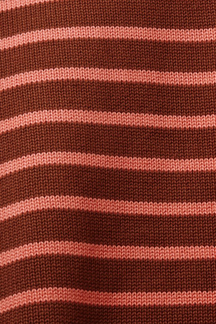 Gestreifter Pullover, 100 % Baumwolle