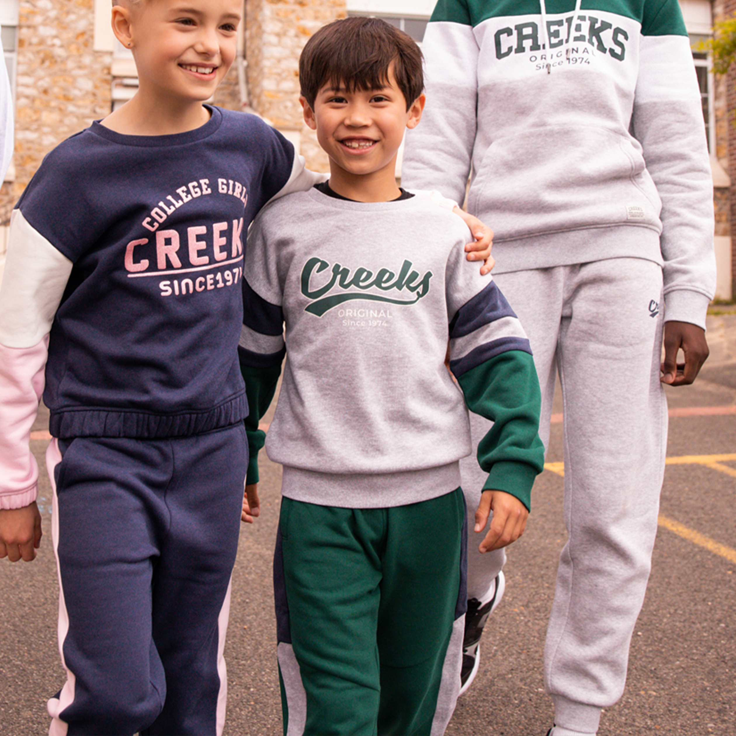 ensemble jogging molleton Creeks vert foncé garçon | La Halle