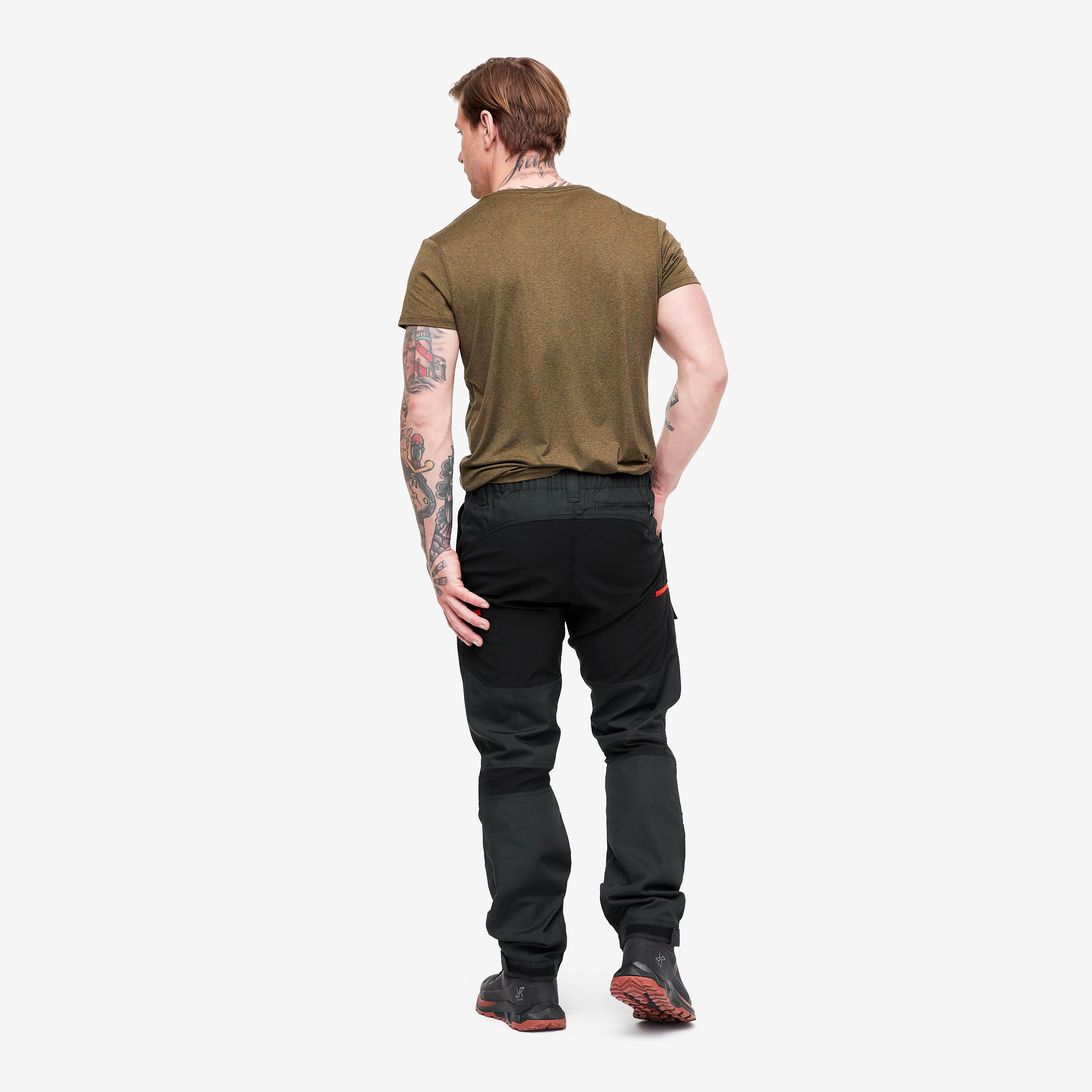 Nordwand Pants Homme Charcoal Black/Lava