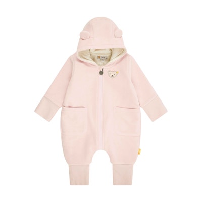 Strampler langarm, rosa für Mädchen
