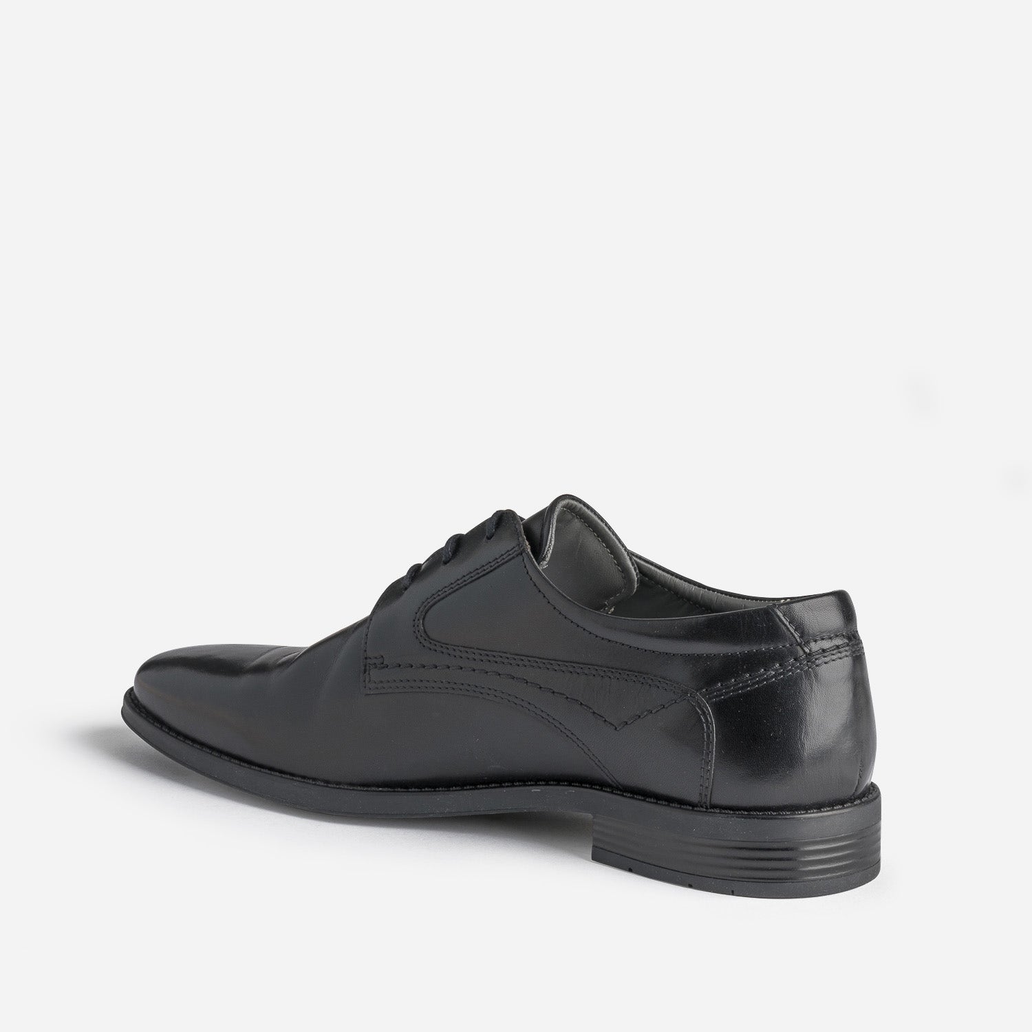 Derby noir en cuir