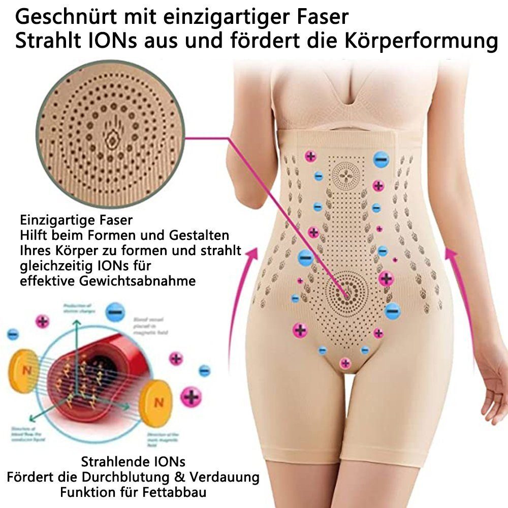 Blusmart Shaping-Body Damen Fiber Repair Shapewear (Hüftlift, warmer Palast, Bauch, Abnehmen) Für Frauen mit hoher Taille Shapewear Hüftgürtel