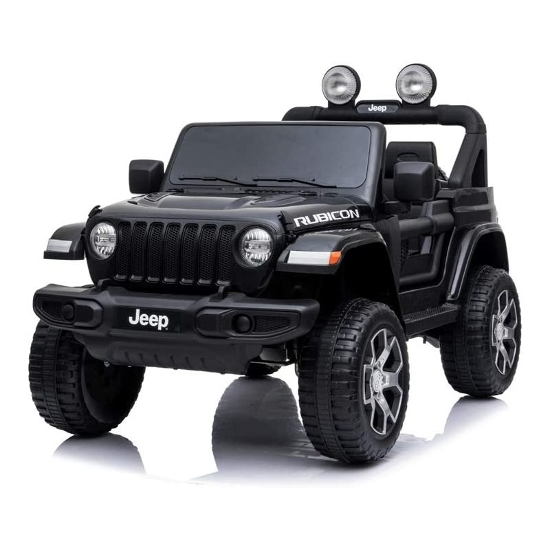 Auto Elettrica Macchina per Bambini 2 Posti Jeep Wrangler Rubicon 12V con Telecomando