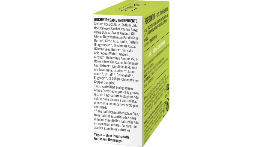SANTE Pore Control Gesichtsreinigung Fest 60 g