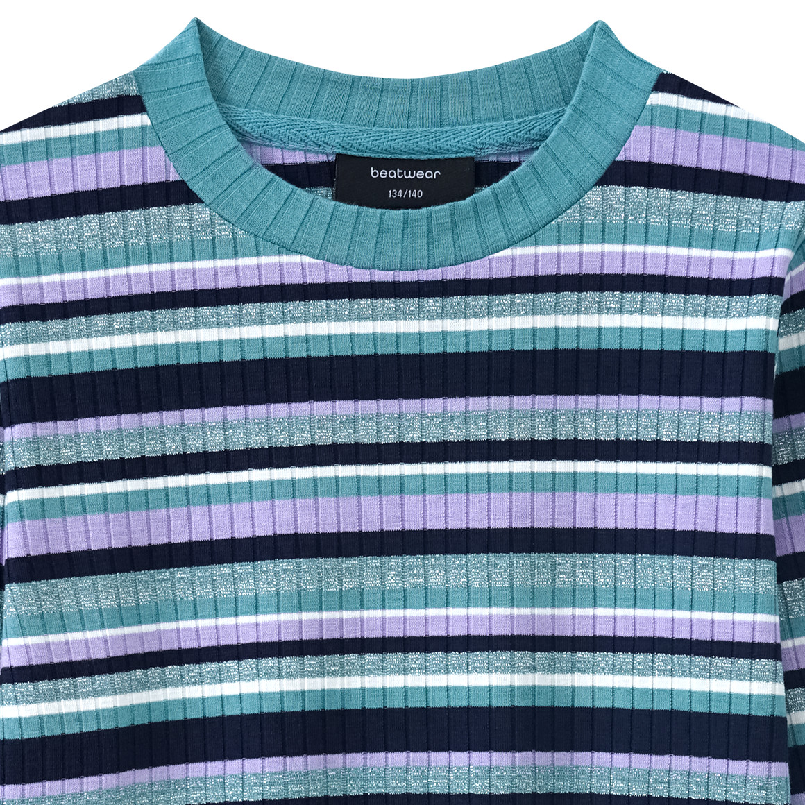 Mädchen Langarmshirt mit Effektgarn
