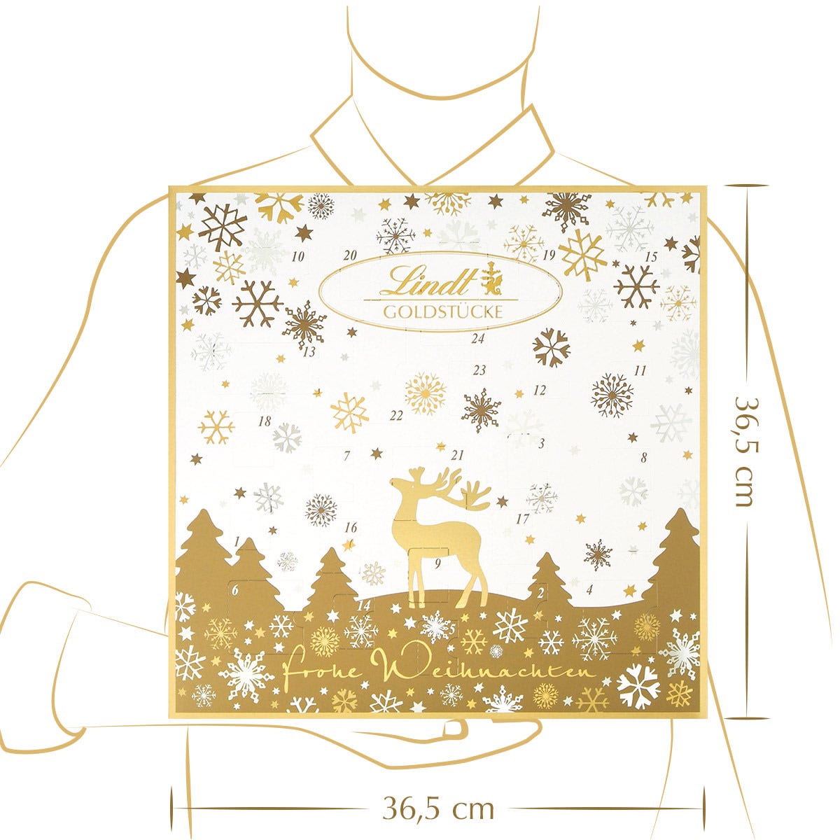Goldstücke Adventskalender, 156g