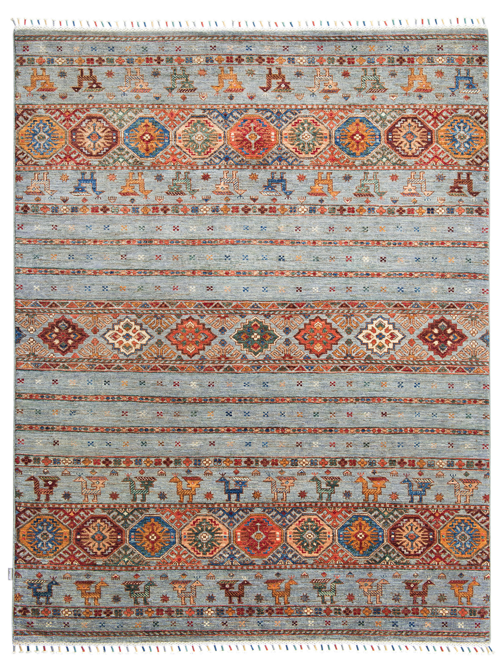 Chobi Schal ca. 155 x 198 cm, Unikat / Einzelstück