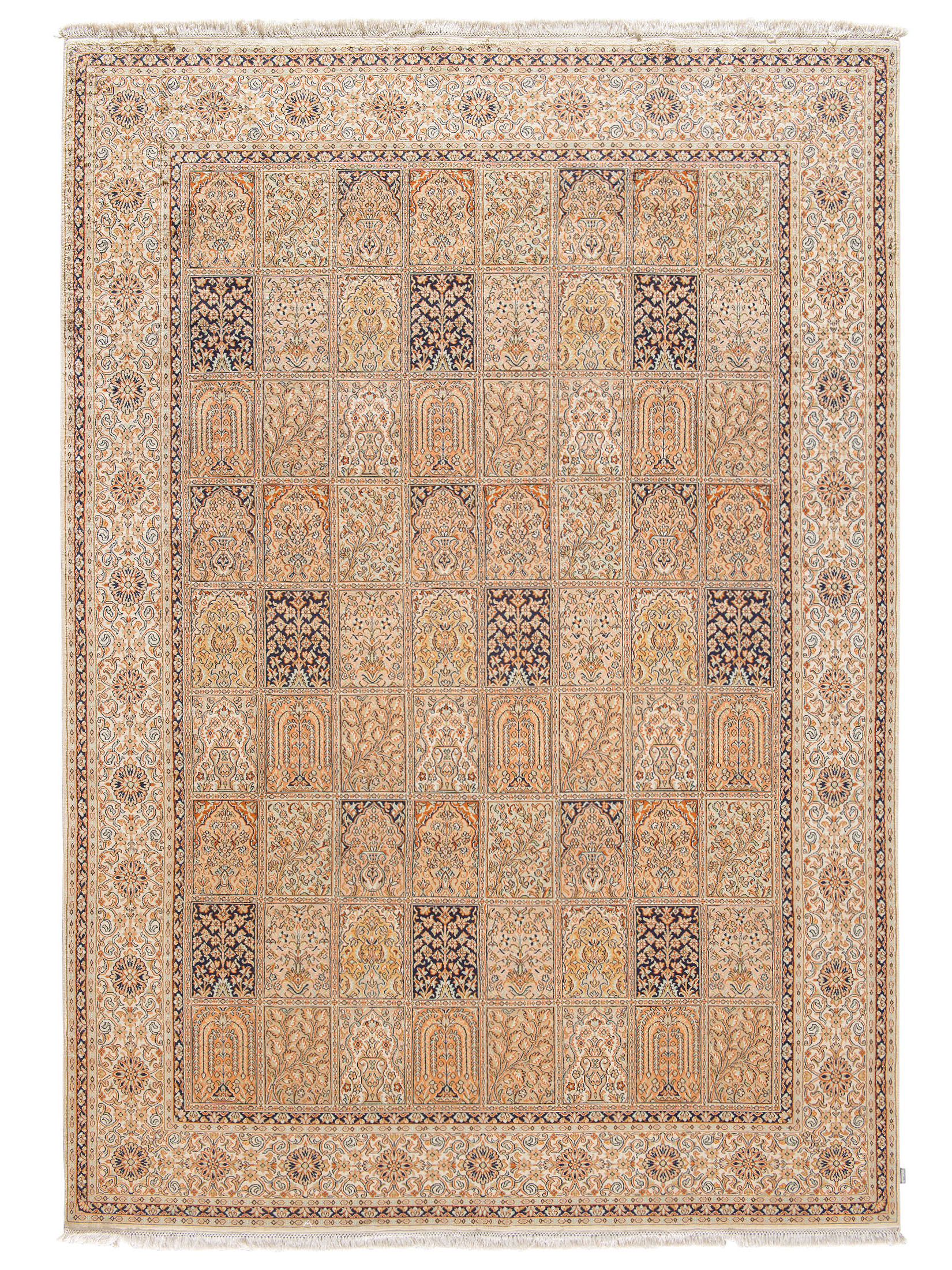 Kaschmir Seide 18/18 ca. 212 x 301 cm, Unikat / Einzelstück
