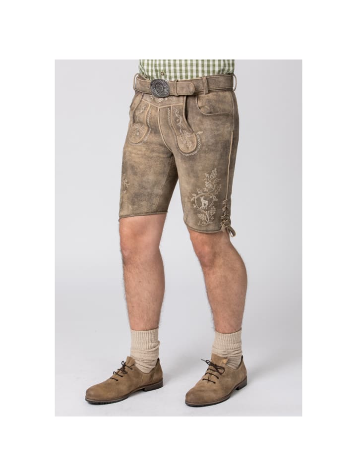 Stockerpoint Lederhose Girgl in braun günstig kaufen