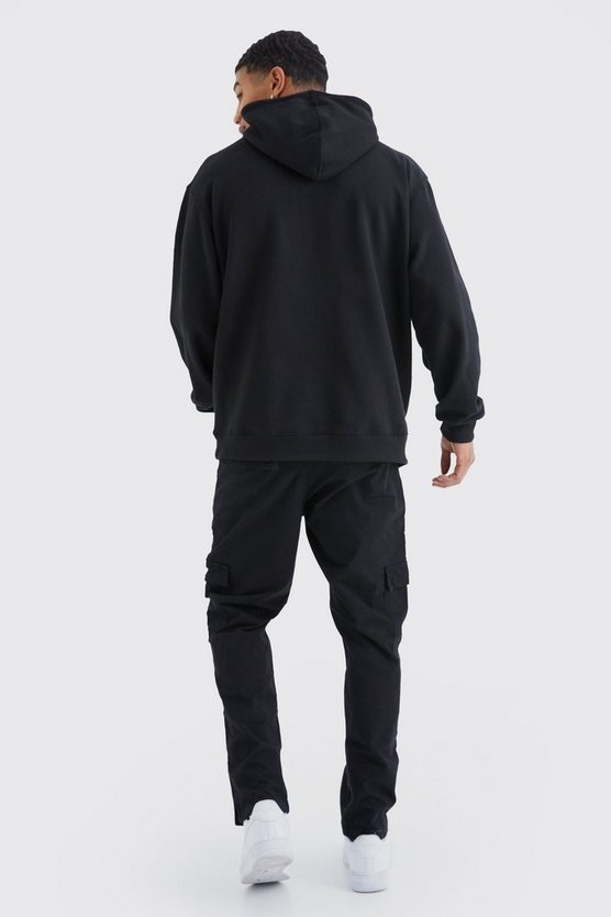 Cargo-Hose mit geradem Bein und Ripstop-Logo