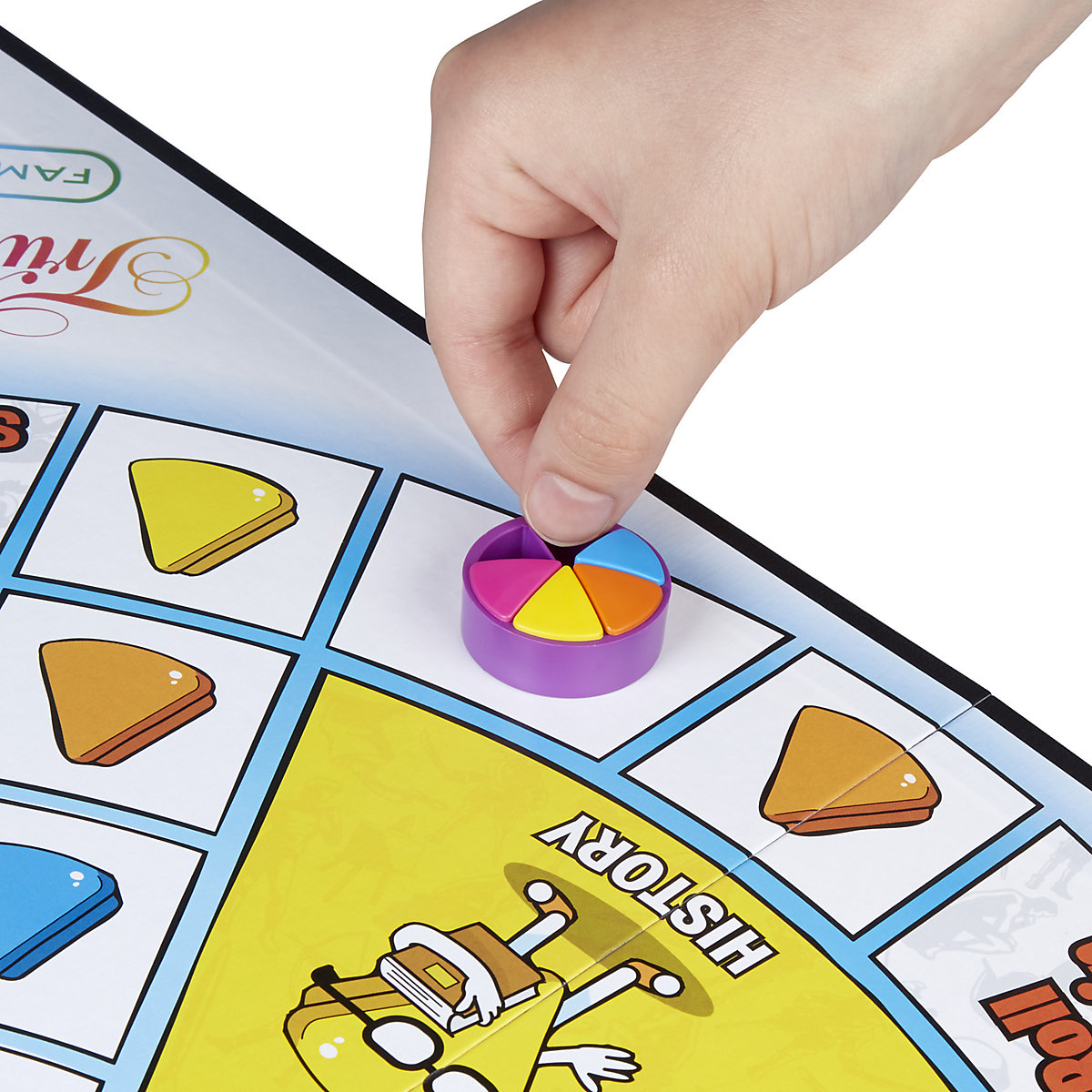 Trivial Pursuit Familien-Edition, Brettspiel ab 8 Jahren