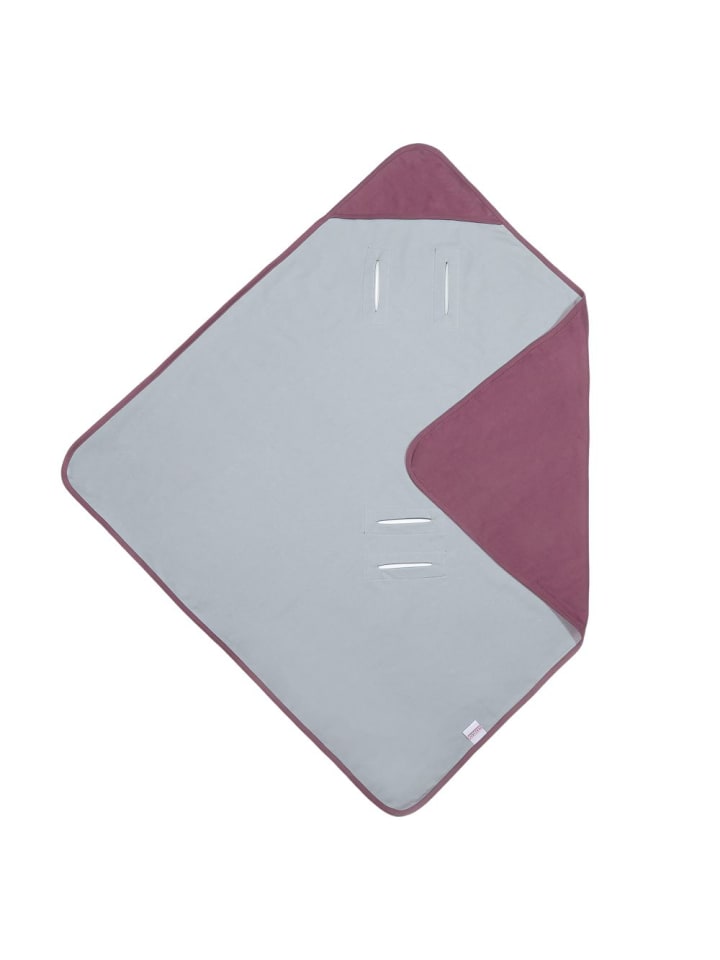 Makian Einschlagdecke leichte Jerseydecke - für Babyschale in rosa,lila günstig kaufen onesize