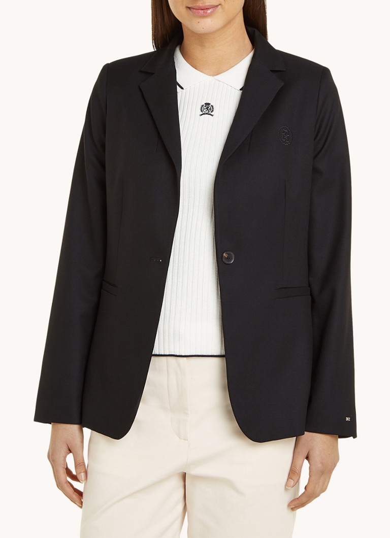 Sacou Tommy Hilfiger cu logo brodat