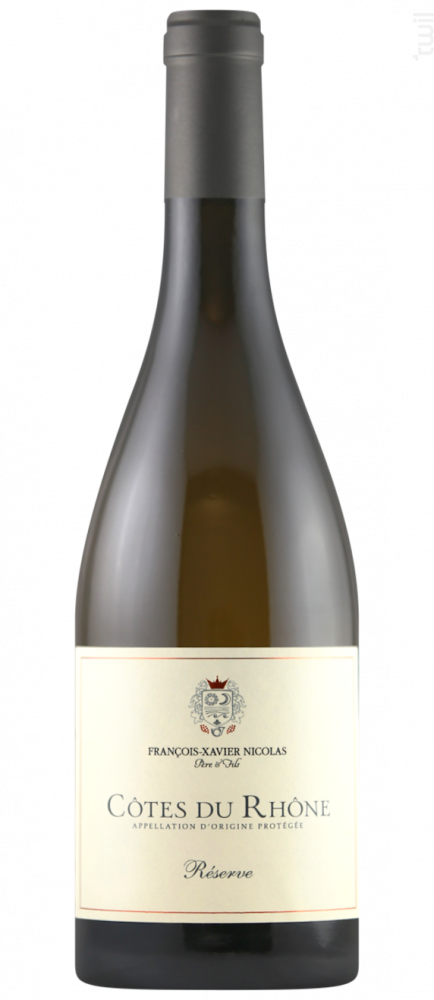 Réserve Maison François-Xavier Nicolas Vin Blanc●Côtes-du-Rhône 2022 75cl