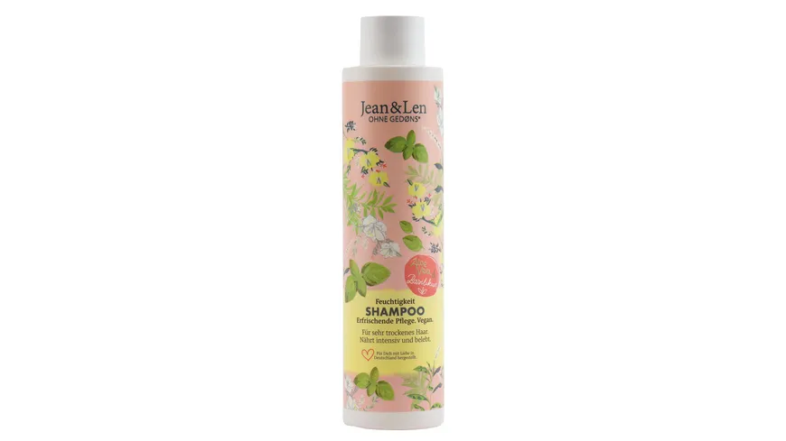 Jean&Len Feuchtigkeit Shampoo Aloe Vera/Basilikum 300 ml