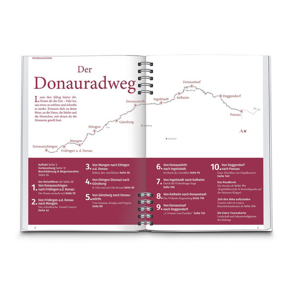 KOMPASS RADREISEFÜHRER DONAURADWEG DEUTSCHLAND - Radwanderführer