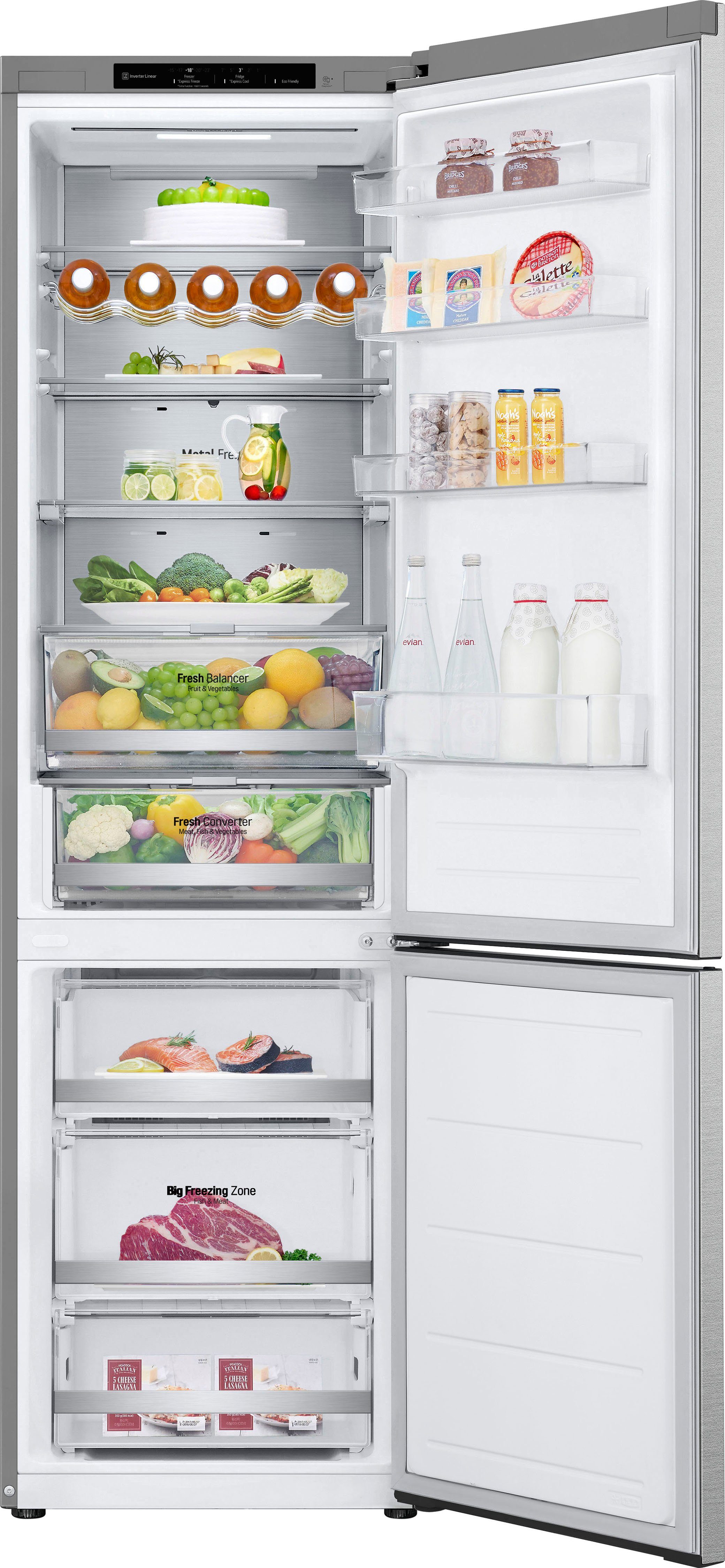 LG Kühl-/Gefrierkombination Serie 7 GBV7280CMB, 203 cm hoch, 59,5 cm breit