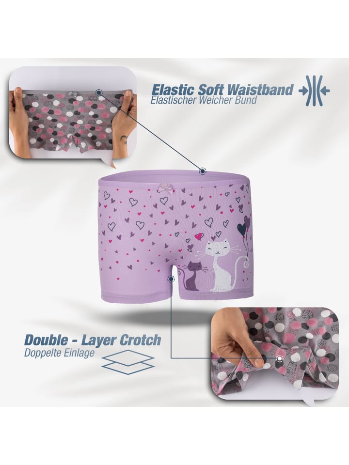 LOREZA 10er Set Pantys - Punkte - Bunt günstig kaufen