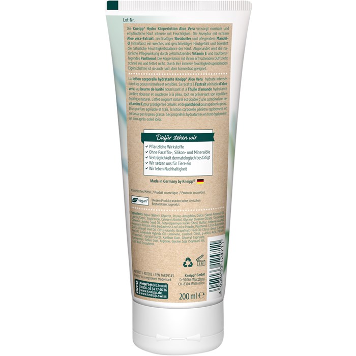 Hydro Körperlotion Aloe Vera