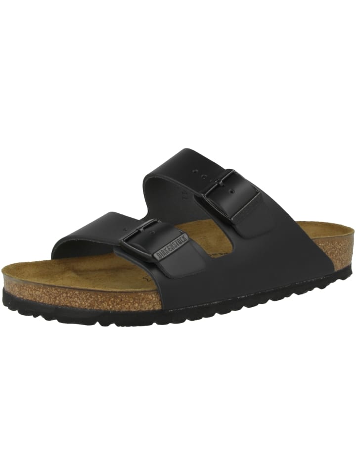 Birkenstock Sandale Arizona Naturleder normal in schwarz günstig kaufen