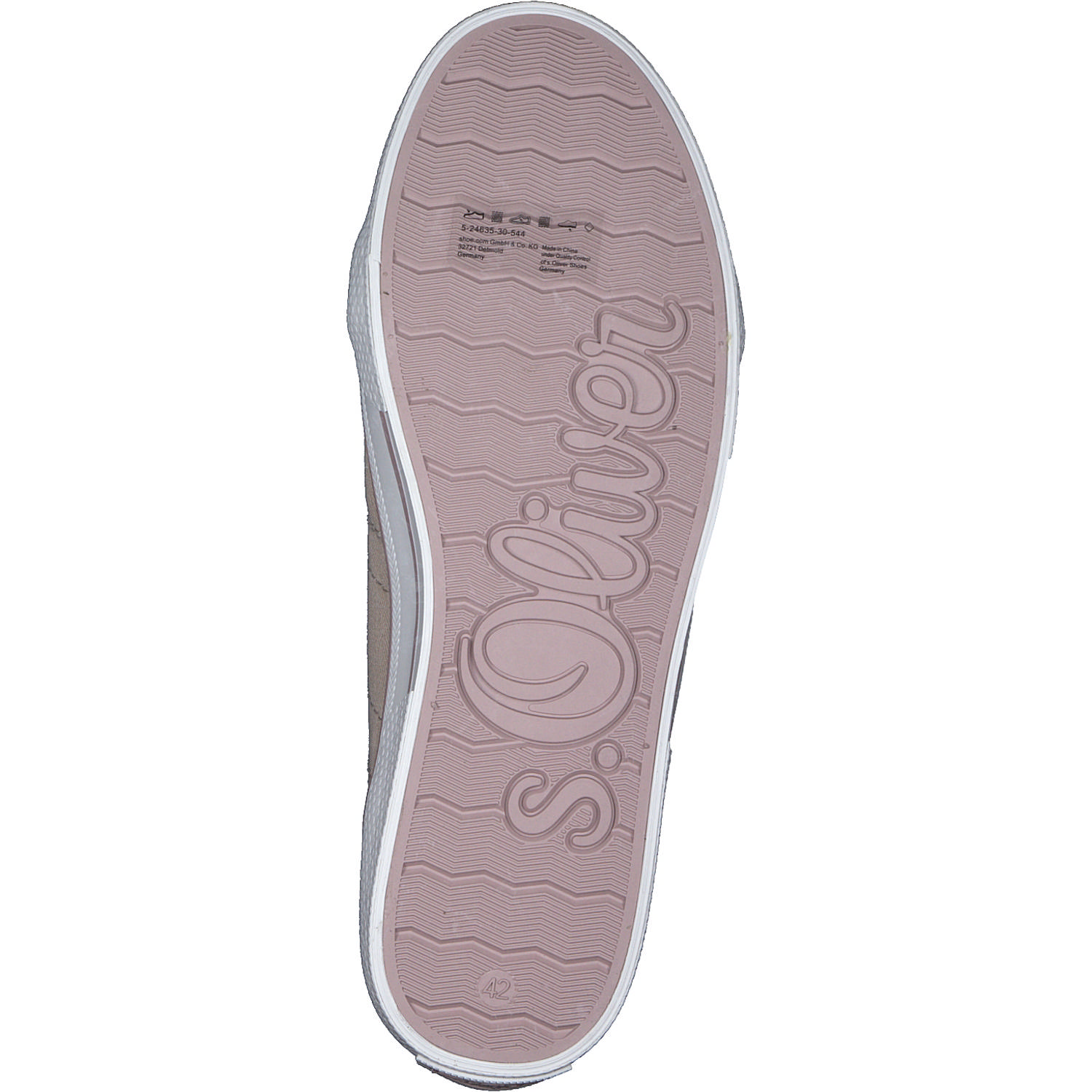 s. Oliver 24635, Slip-On-Sneaker, Damen, rose