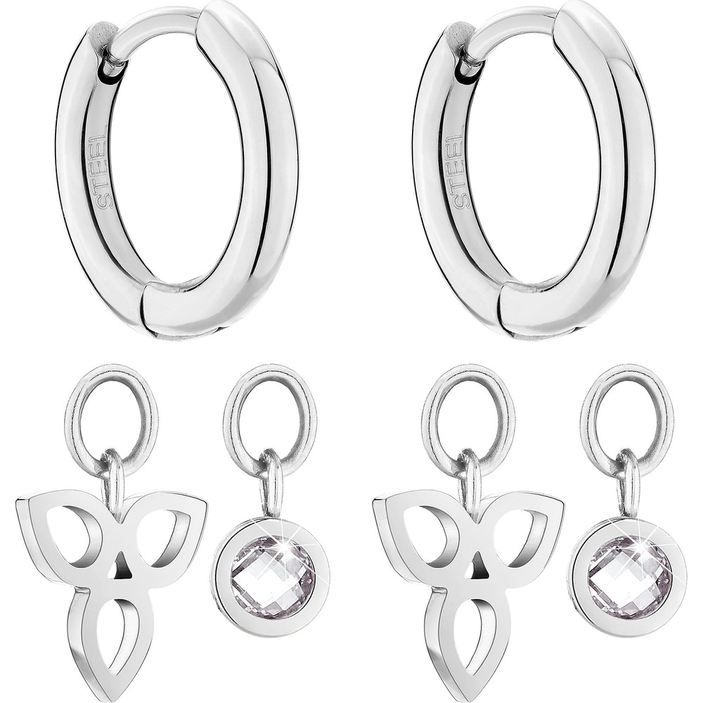 Tamaris Créoles Acier inoxydable Boucles d'oreilles