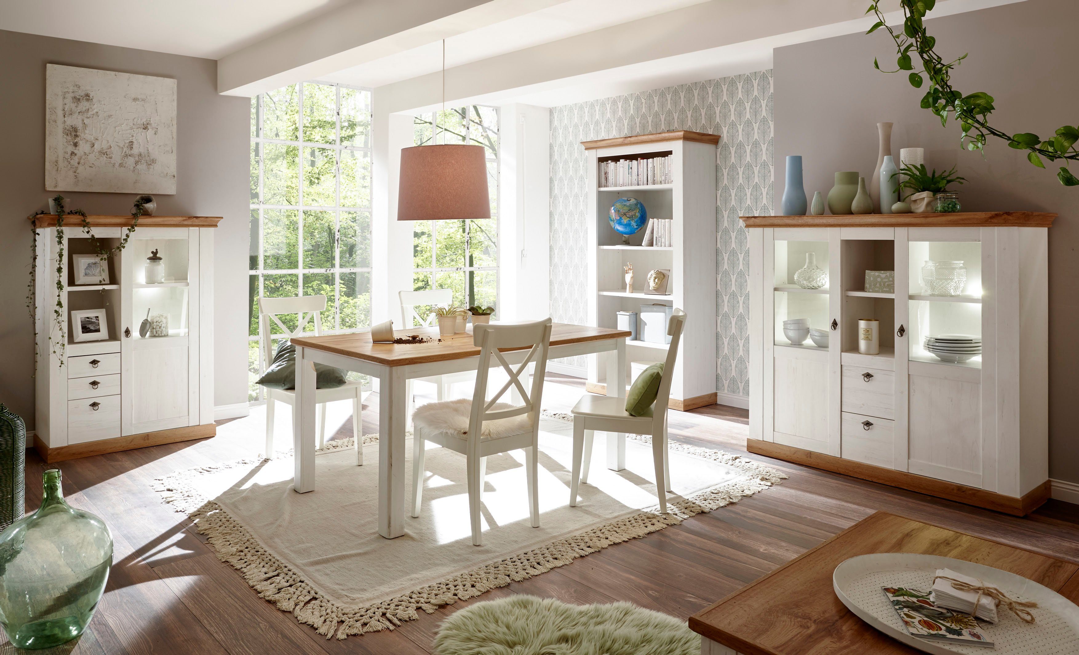 Home affaire Highboard Cremona, Höhe 139 cm