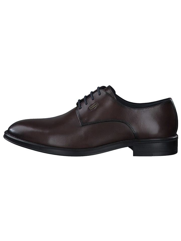 s.Oliver Leder-Schnürschuhe in Braun günstig kaufen