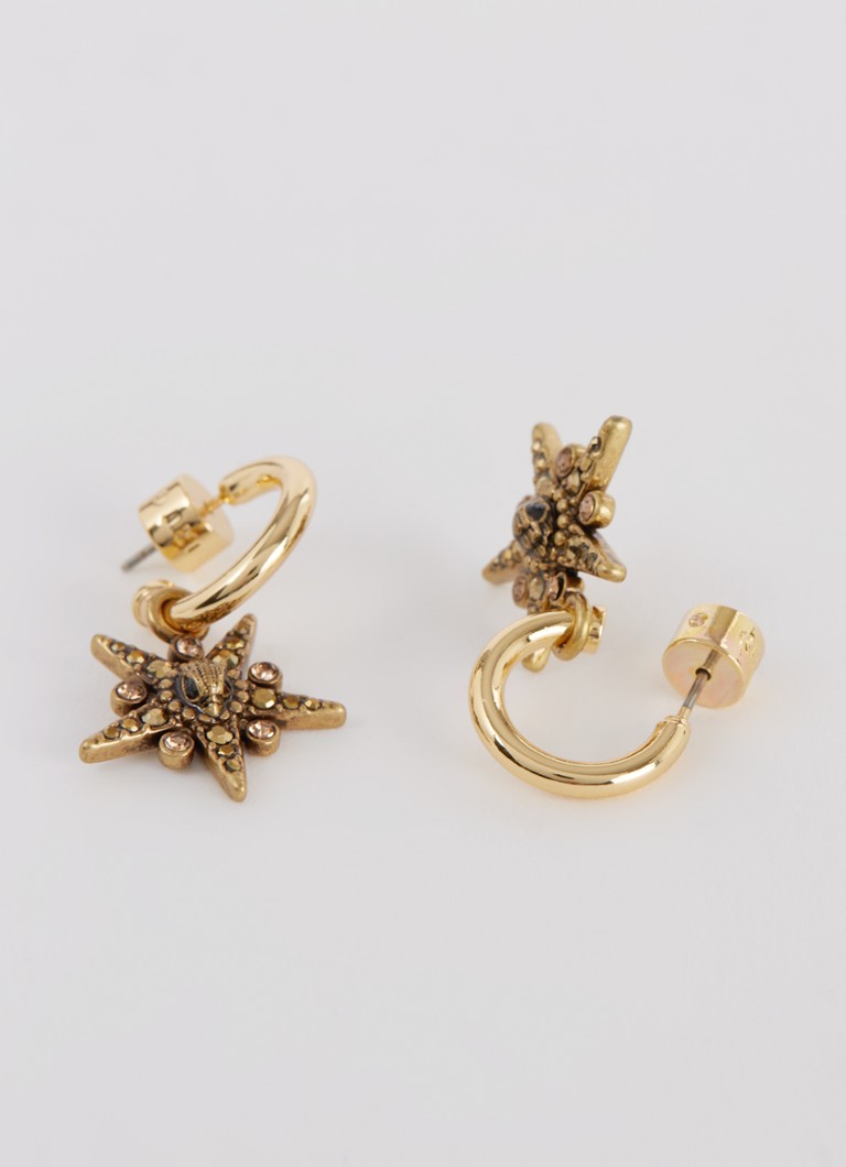 Kurt Geiger Star Huggies hoop earrings with pendant