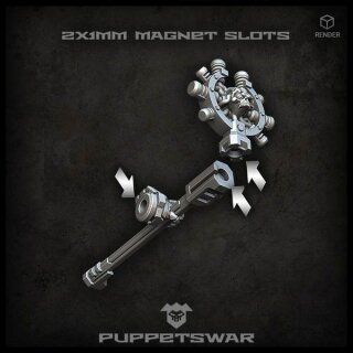 Psionic Staffs (left) (5)