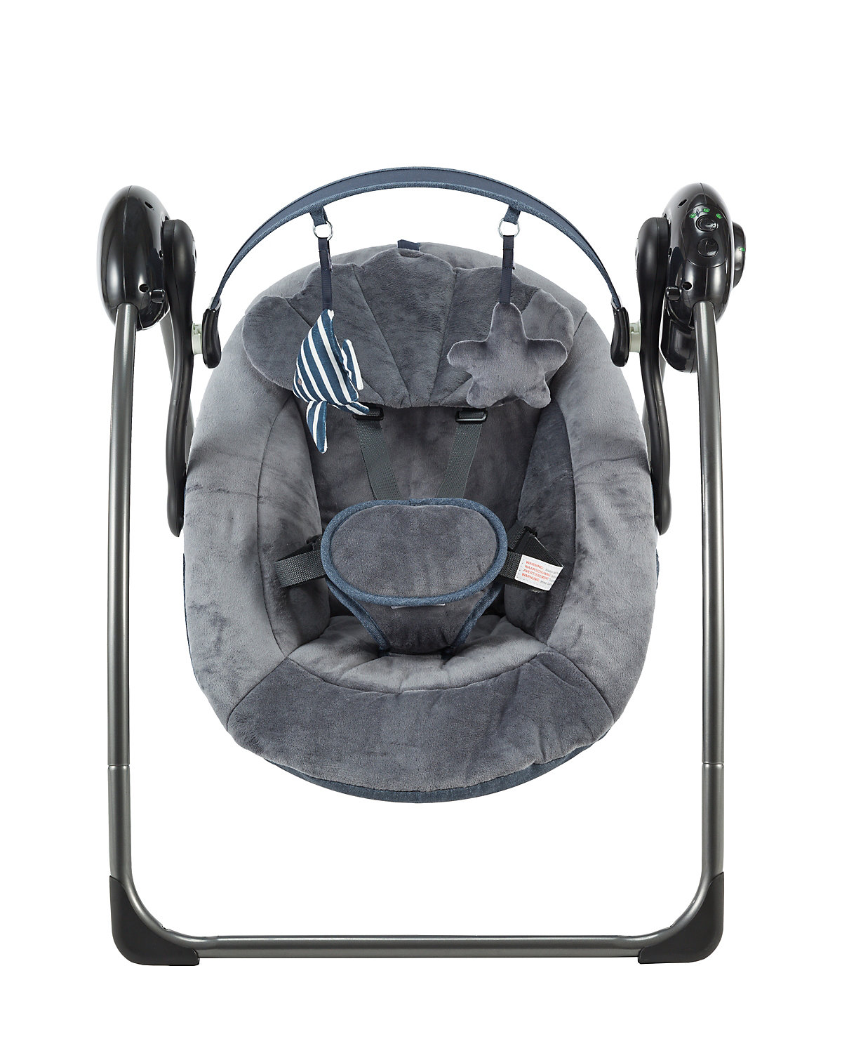 Babywippe X Adventure Elektrische Babyschaukel / Baby Swing Velvet