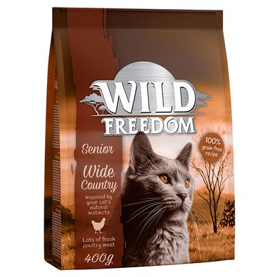 Wild Freedom Probierpaket: 400 g Trockenfutter + 6 x 200 /  70 g Nassfutter