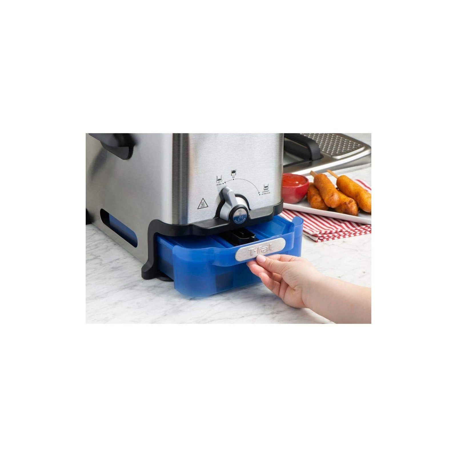 Tefal Fritteuse FR 8040 Oleoclean Pro Kaltzonen-Fritteuse, 2300 W