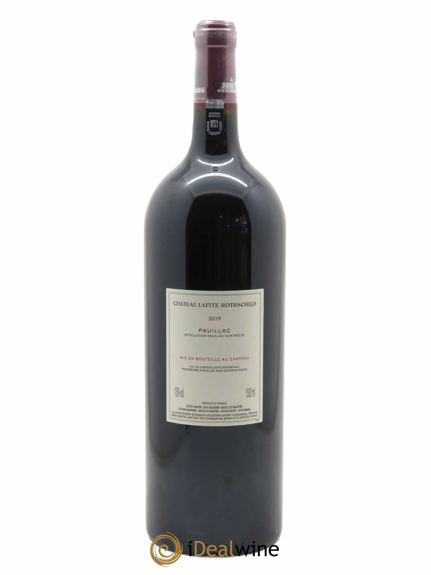 Château Lafite Rothschild 1er Grand Cru Classé  2019 - Lot de 1 Magnum