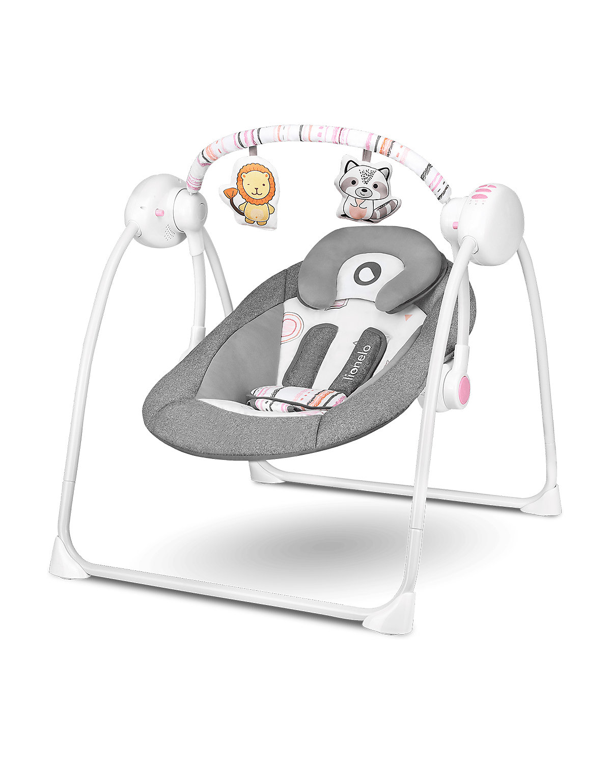 Babyschaukel RUBEN STONE GREY ROSE