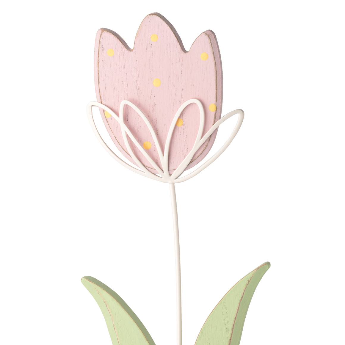 Deko-Aufsteller Tulpe aus Holz