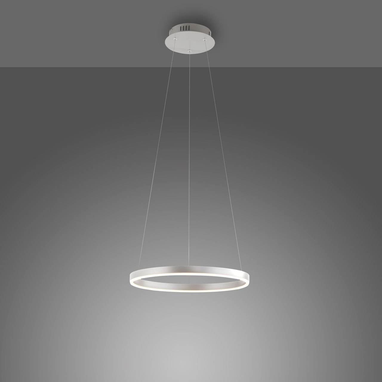 JUST LIGHT LeuchtenDirekt LED Pendelleuchte RITUS, rund, 3-Stufen-Dimmer, 3000Kelvin Ø39,3cm, Innenleuchte, IP20