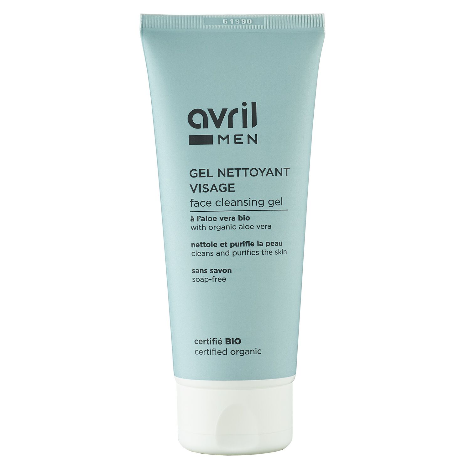Avril Visage Homme - Certifié bio Gel nettoyant visage - sans savon
