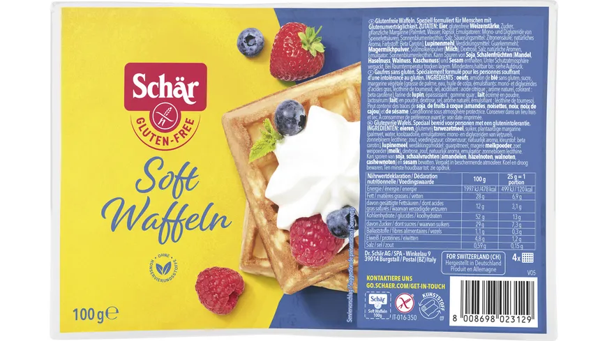 Schär Soft Waffeln 100 g